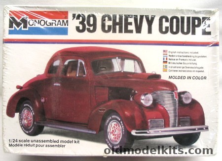 Monogram 1/24 1939 Chevrolet Coupe - Street Rod, 2256 plastic model kit